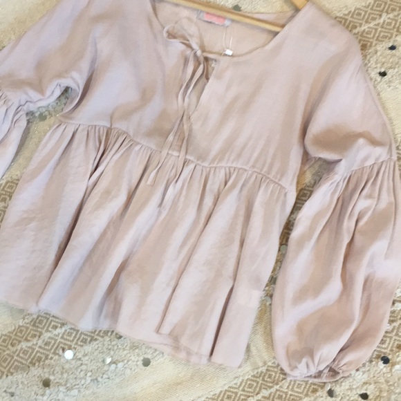 Julia’s Long Sleeve Boho Peasant Top - Picture 4 of 8